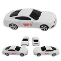 3" 1/64 Scale Die Cast Metal White Ford Mustang GT